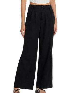 Madewell  Black Wide-Leg Harlow Pants